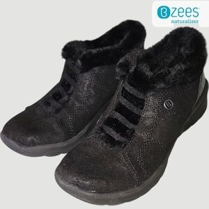 BZees For Lifestride Womens Golden Ankle Booties In Black Size 6